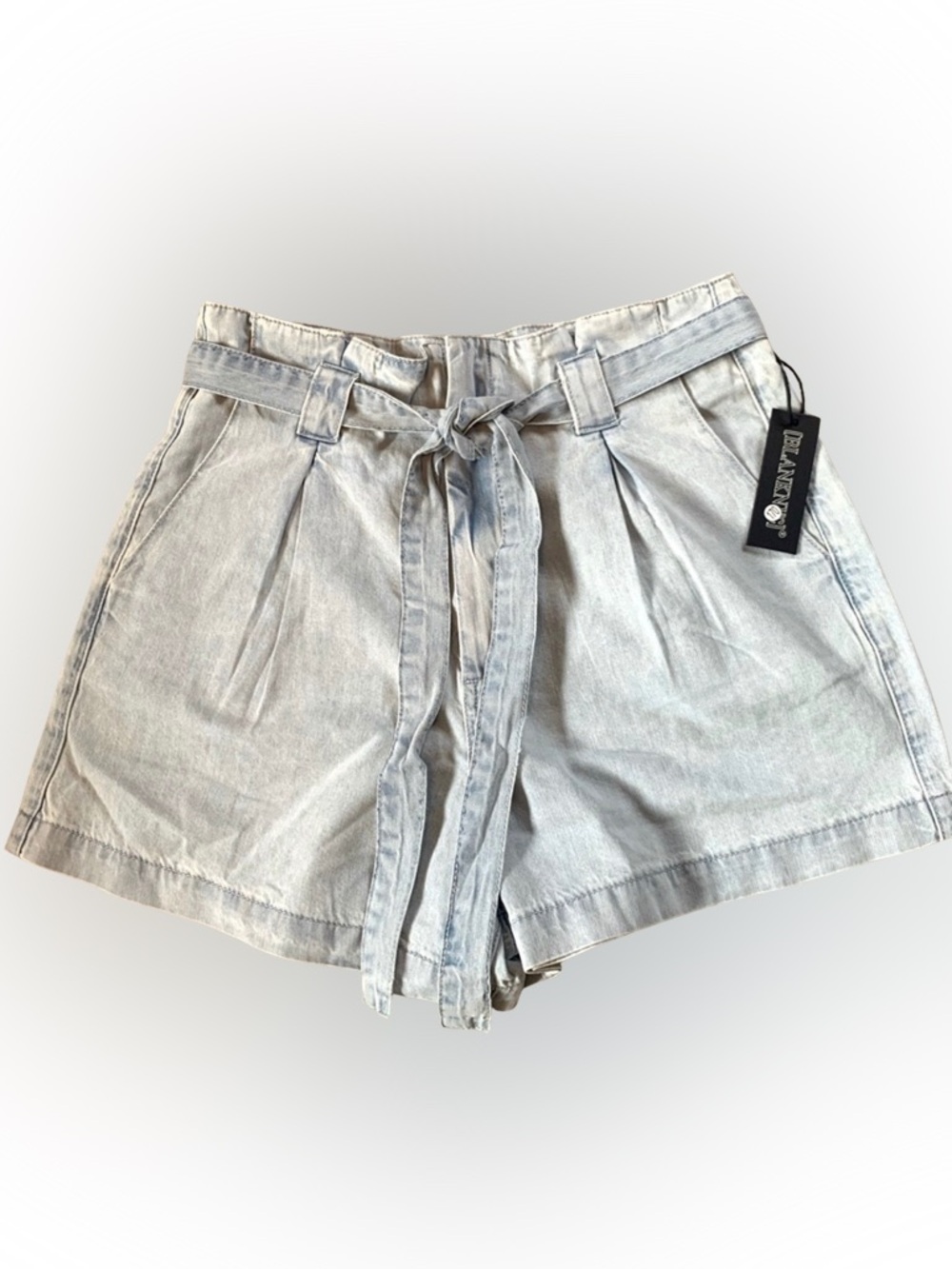 Blank NYC Paperbag Denim High Waist Jean Short